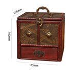 Maxbell Treasure Chest Vintage Storage Box Antique Jewelry Organizer daffodils