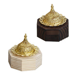 Maxbell Wood Censer Decor Fragrance Diffuser Cone Burner for Bedroom Desktop Office Black