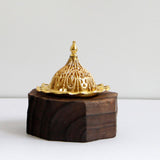 Maxbell Wood Censer Decor Fragrance Diffuser Cone Burner for Bedroom Desktop Office Black