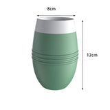 Maxbell Silicone Vacuum Insulated Tumbler Double Wall 200ml for Kitchen Green