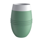 Maxbell Silicone Vacuum Insulated Tumbler Double Wall 200ml for Kitchen Green