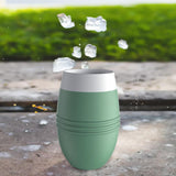 Maxbell Silicone Vacuum Insulated Tumbler Double Wall 200ml for Kitchen Green