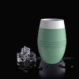 Maxbell Silicone Vacuum Insulated Tumbler Double Wall 200ml for Kitchen Green