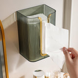 Maxbell Wall Mounted Tissue Box Holder Tissue Case for Living Room Bathroom Green