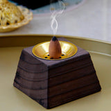 Maxbell Antique Incenses Burner Meditation Censer Home Ornament Black