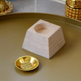Maxbell Antique Incenses Burner Meditation Censer Home Ornament Wood