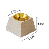 Maxbell Antique Incenses Burner Meditation Censer Home Ornament Wood