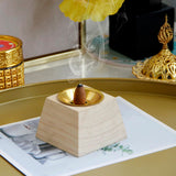 Maxbell Antique Incenses Burner Meditation Censer Home Ornament Wood