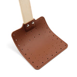 Maxbell Fly Swatter Indoor Household with Long Handle for Flies, Bees Outdoor Brown