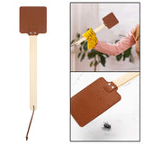Maxbell Fly Swatter Indoor Household with Long Handle for Flies, Bees Outdoor Brown