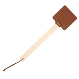 Maxbell Fly Swatter Indoor Household with Long Handle for Flies, Bees Outdoor Brown