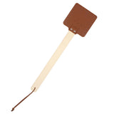 Maxbell Fly Swatter Indoor Household with Long Handle for Flies, Bees Outdoor Brown