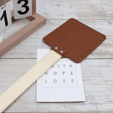 Maxbell Fly Swatter Indoor Household with Long Handle for Flies, Bees Outdoor Brown