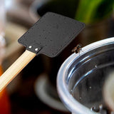 Maxbell Fly Swatter Indoor Household with Long Handle for Flies, Bees Outdoor Black