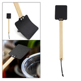 Maxbell Fly Swatter Indoor Household with Long Handle for Flies, Bees Outdoor Black