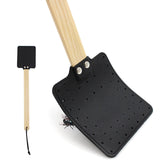 Maxbell Fly Swatter Indoor Household with Long Handle for Flies, Bees Outdoor Black