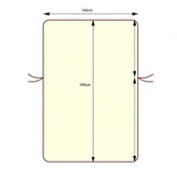 Maxbell Quilt Drying Mat Non Woven Portable for Bedroom Dorm Living Room Beige