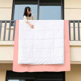 Maxbell Quilt Drying Mat Non Woven Portable for Bedroom Dorm Living Room Pink