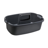 Maxbell Caddy Storage Organizer Tote with Handle Large Capacity Bath Basket for Dorm Grey