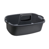 Maxbell Caddy Storage Organizer Tote with Handle Large Capacity Bath Basket for Dorm Grey