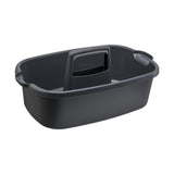 Maxbell Caddy Storage Organizer Tote with Handle Large Capacity Bath Basket for Dorm Grey