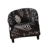Maxbell Polyester Tub Chair Covers Armchair cover, home decors for Living room, bar Black