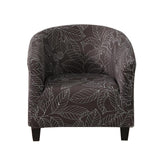 Maxbell Polyester Tub Chair Covers Armchair cover, home decors for Living room, bar Black