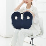 Maxbell Travel Donut Seat Cushion Memory Foam for Wheelchair Postnatal Pregnancy Black