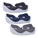 Maxbell Travel Donut Seat Cushion Memory Foam for Wheelchair Postnatal Pregnancy Black