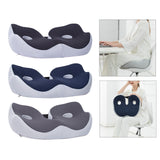 Maxbell Travel Donut Seat Cushion Memory Foam for Wheelchair Postnatal Pregnancy Black