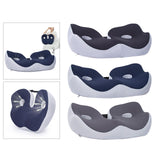 Maxbell Travel Donut Seat Cushion Memory Foam for Wheelchair Postnatal Pregnancy Black