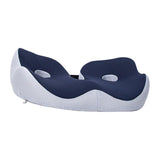 Maxbell Travel Donut Seat Cushion Memory Foam for Wheelchair Postnatal Pregnancy Navy
