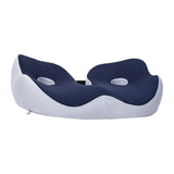 Maxbell Travel Donut Seat Cushion Memory Foam for Wheelchair Postnatal Pregnancy Navy