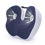 Maxbell Travel Donut Seat Cushion Memory Foam for Wheelchair Postnatal Pregnancy Navy