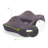Maxbell Memory Foam Seat Cushion Non Slip Breathable for Office Car Seat