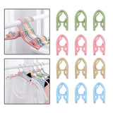 Maxbell Portable Travel Clothes Hanger Folding Sweater Business Trip Green