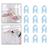 Maxbell Portable Travel Clothes Hanger Folding Sweater Business Trip Blue