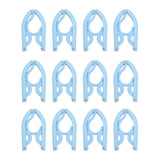 Maxbell Portable Travel Clothes Hanger Folding Sweater Business Trip Blue