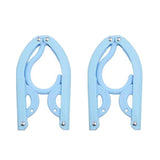 Maxbell Portable Travel Clothes Hanger Folding Sweater Business Trip Blue