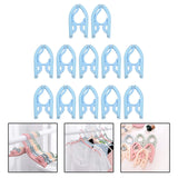Maxbell Portable Travel Clothes Hanger Folding Sweater Business Trip Blue
