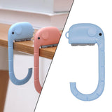 Maxbell Purse Hooks Hanging ABS Handbag Hangers Decorative travel Dormitory Blue