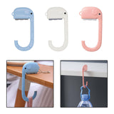 Maxbell Purse Hooks Hanging ABS Handbag Hangers Decorative travel Dormitory Blue