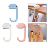 Maxbell Purse Hooks Hanging ABS Handbag Hangers Decorative travel Dormitory Blue