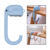 Maxbell Purse Hooks Hanging ABS Handbag Hangers Decorative travel Dormitory Blue