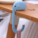 Maxbell Purse Hooks Hanging ABS Handbag Hangers Decorative travel Dormitory Blue