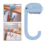 Maxbell Purse Hooks Hanging ABS Handbag Hangers Decorative travel Dormitory Blue