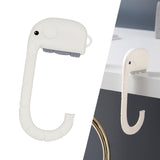 Maxbell Purse Hooks Hanging ABS Handbag Hangers Decorative travel Dormitory White