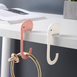 Maxbell Purse Hooks Hanging ABS Handbag Hangers Decorative travel Dormitory White