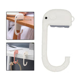 Maxbell Purse Hooks Hanging ABS Handbag Hangers Decorative travel Dormitory White