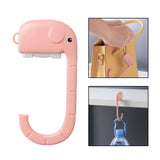 Maxbell Purse Hooks Hanging ABS Handbag Hangers Decorative travel Dormitory PInk